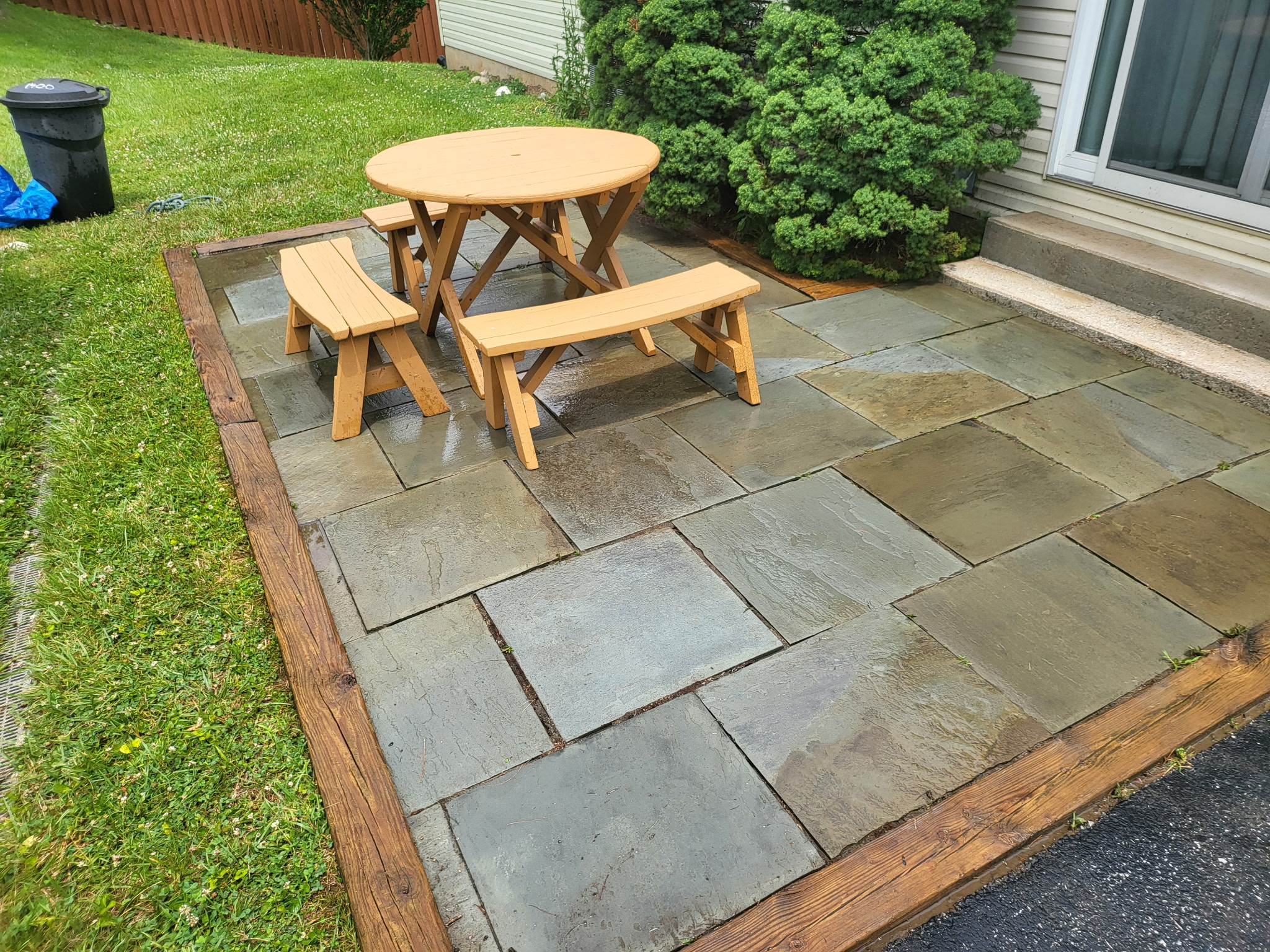 Pressure Washing Clean Result